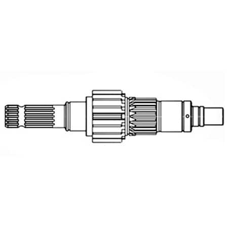 Aftermarket PTO Shaft - 1000 RPM Fits Case IH 7120 7110 92501C1 | Zoro